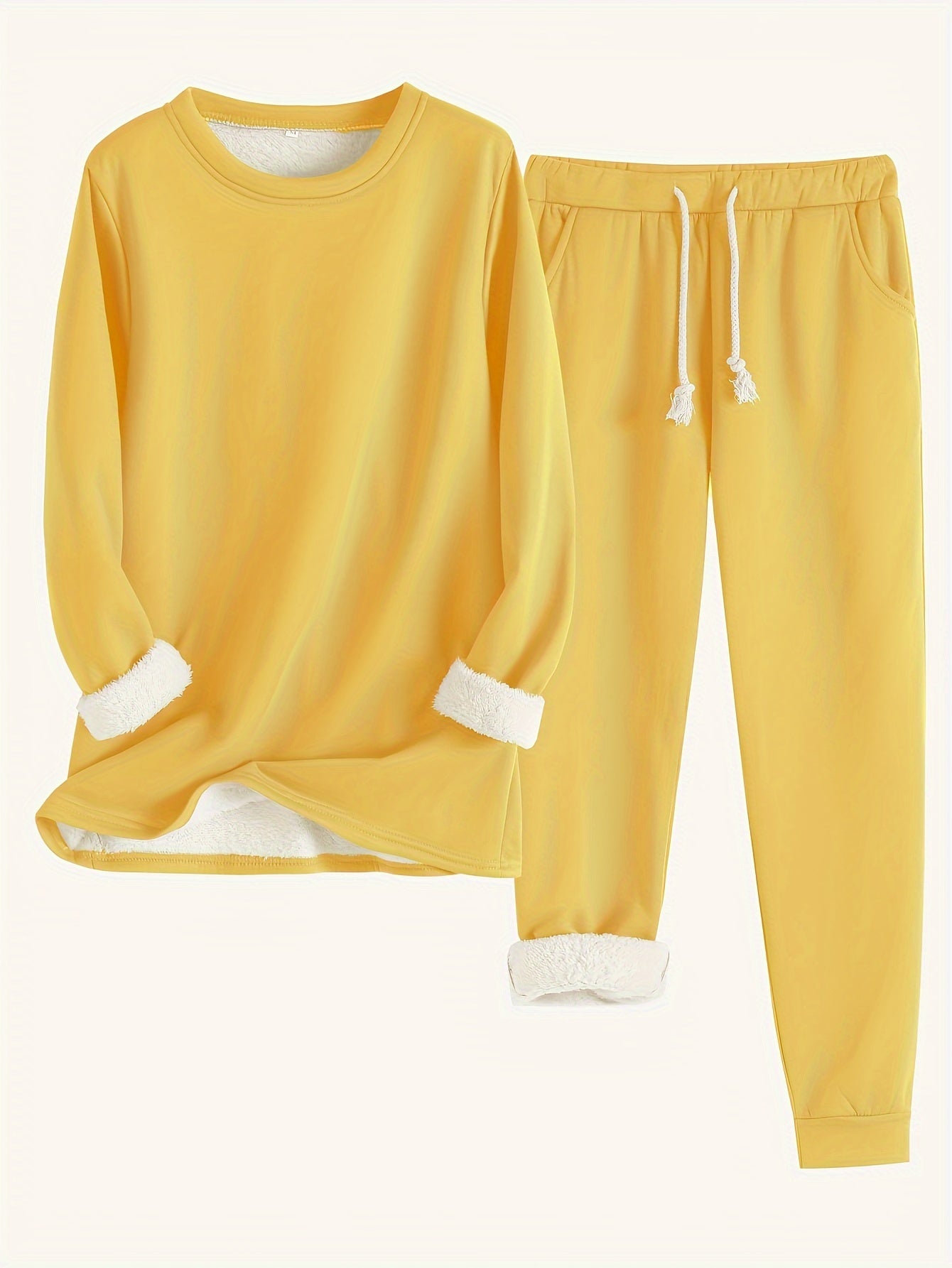 RILEY – COZY FLEECE-LINED LOUNGE SET